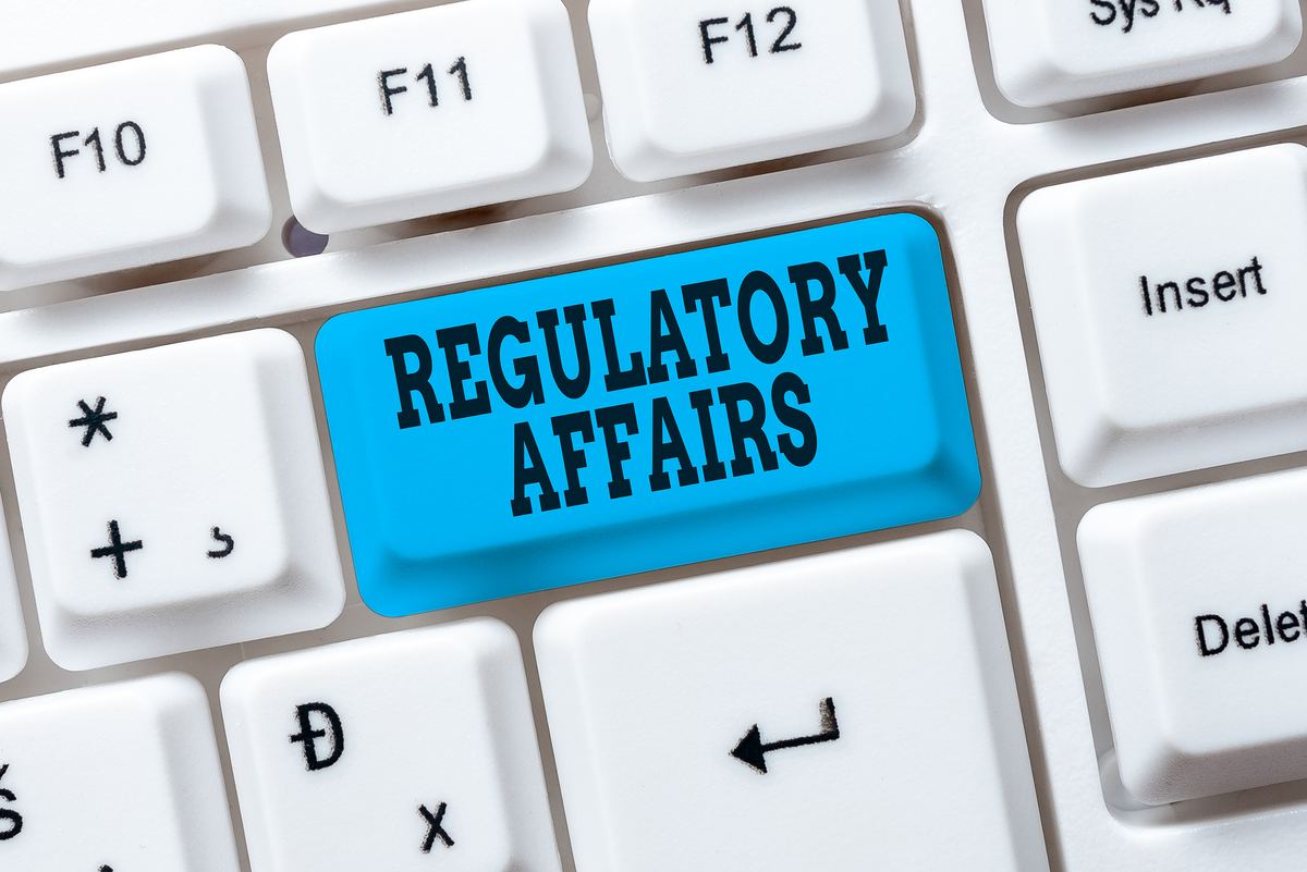 Keyboard with a Regulatory Affairs key